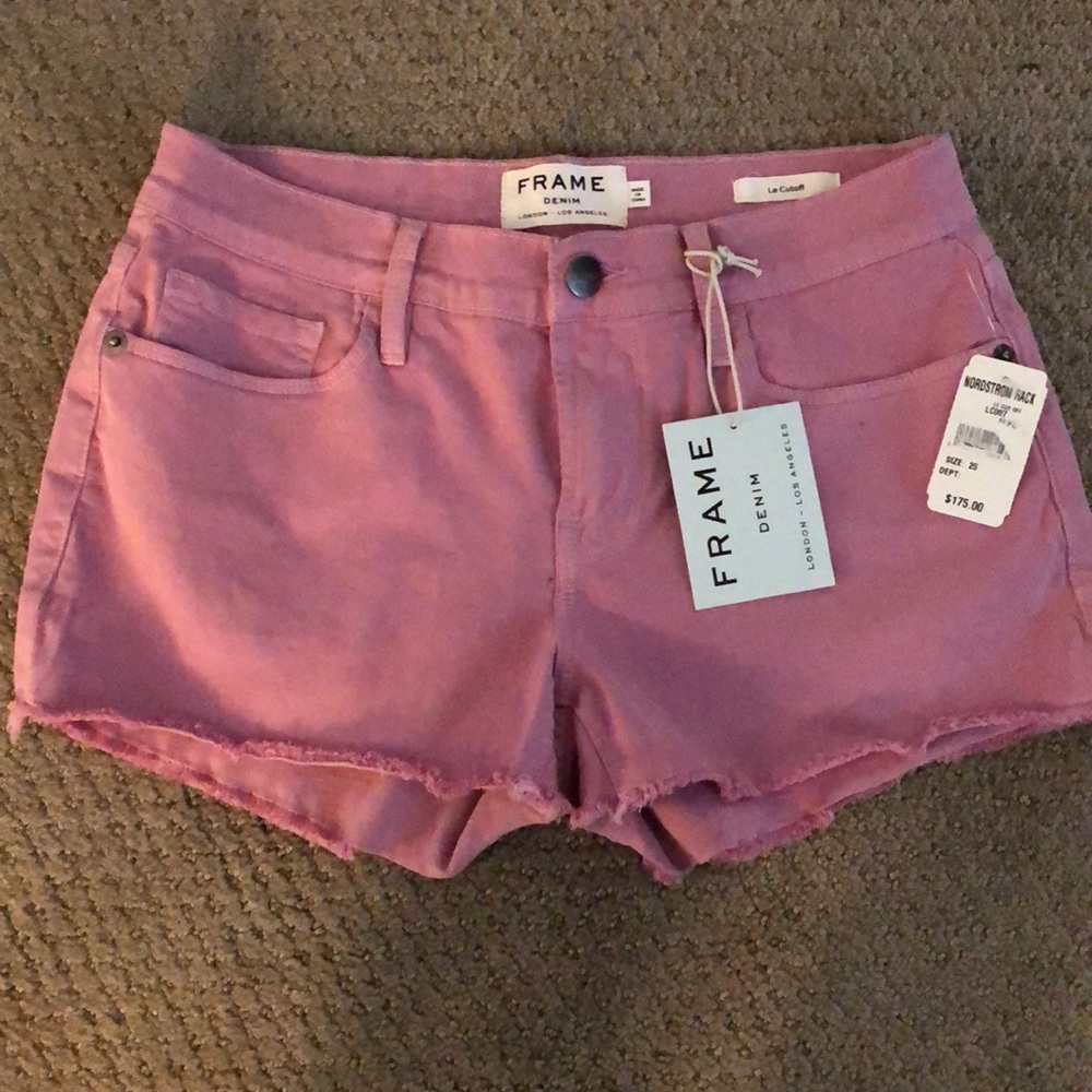 Frame denim cut off shorts